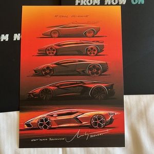 Lamborghini Sant'agata Bolognese Poster (New)